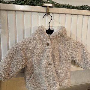 Zara Baby Sherpa Cream Jacket